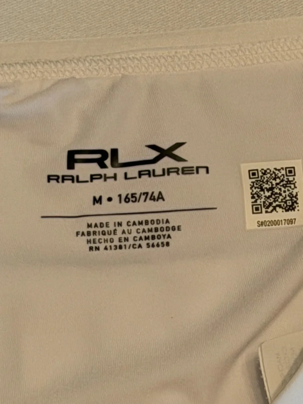 RLX Ralph Lauren White Tennis Golf Skort Green Stripe Size M